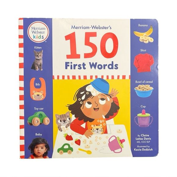Merriam-Webster’s 150 First Words Board Book - Picture 1 of 5